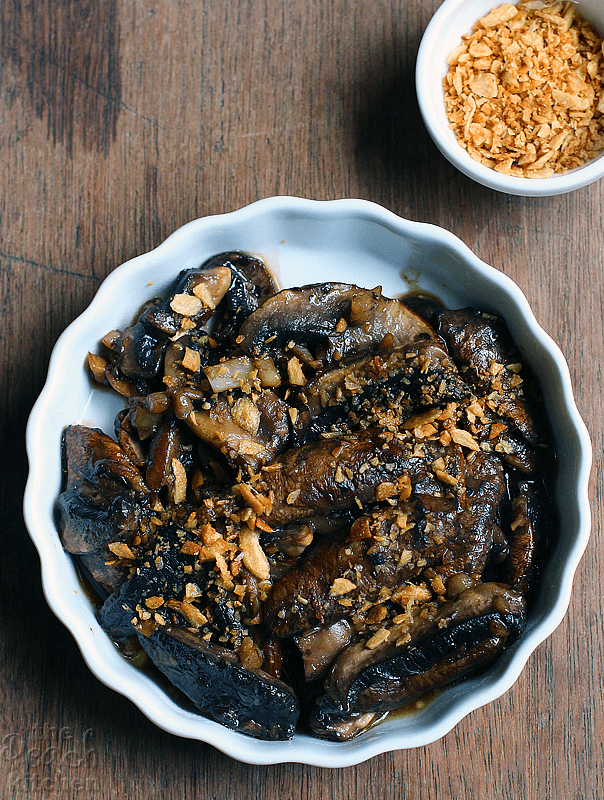 Portobello Mushroom Salpicao (Quinoa Bowl) The Peach Kitchen